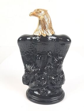 Vintage Avon Bald Eagle Windjammer After Shave Brown BottleDecanter Full